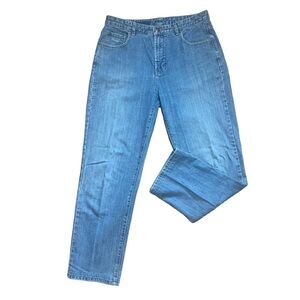 Façonnable Women's Straight Leg Light Wash Denim Jeans Sz 10